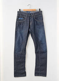 Jeans coupe droite fermeture boutonnée sur le devant taille normale bleu SALSA homme