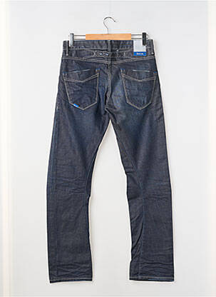 Jeans coupe droite fermeture boutonnée sur le devant taille normale bleu SALSA homme