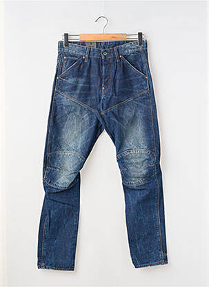 Jeans coupe droite fermeture boutonnée sur le devant taille normale bleu G STAR homme