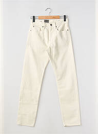 Jeans coupe slim fermeture boutonnée sur le devant taille normale beige G STAR homme