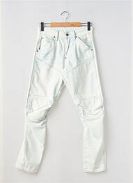 Jeans coupe slim fermeture boutonnée sur le devant taille normale beige G STAR homme