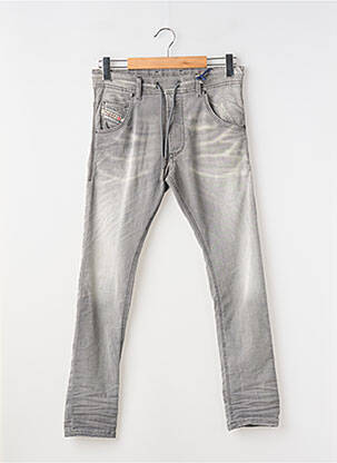 Jeans coupe slim stretch taille normale gris DIESEL homme
