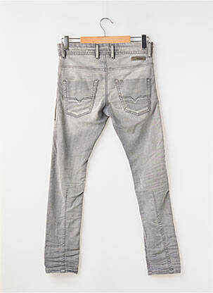 Jeans coupe slim stretch taille normale gris DIESEL homme