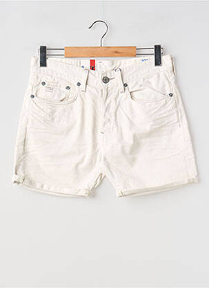Short fermeture zippée sous rabat boutonné taille normale blanc G STAR homme