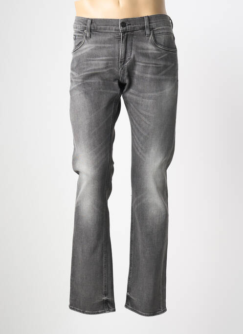 Jeans coupe droite stretch taille normale gris MELTIN'POT homme