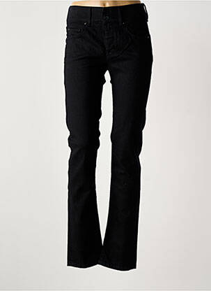 Jeans coupe droite stretch taille normale noir SALSA femme
