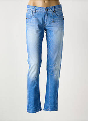 Jeans coupe droite stretch taille normale bleu G STAR femme
