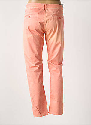 Pantalon chino tissage popeline taille normale orange LE TEMPS DES CERISES femme