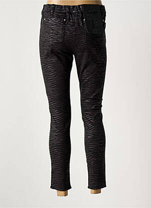 Pantalon slim taille élastique taille normale noir LEGZSKIN femme