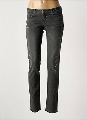 Jeans coupe slim gris SALSA femme