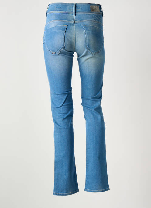 Jeans coupe droite stretch taille normale bleu SALSA femme