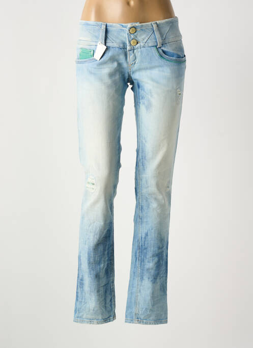 Jeans coupe droite bleu SALSA femme
