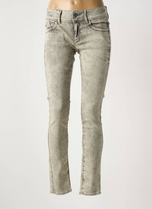 Jeans coupe slim gris G STAR femme