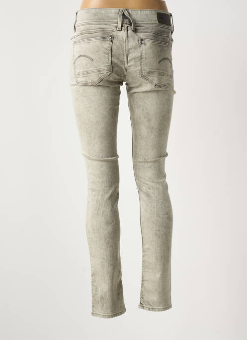 Jeans coupe slim gris G STAR femme