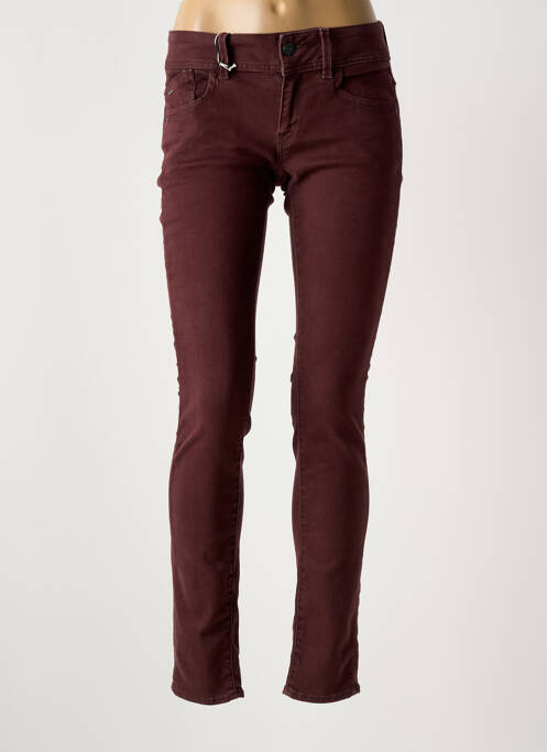 Jeans coupe slim violet G STAR femme