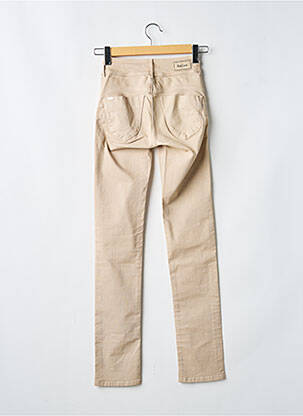 Jeans skinny taille haute taille haute beige SALSA femme