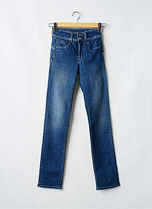 Jeans coupe slim stretch taille haute bleu SALSA femme