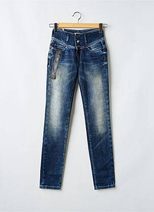 Jeans coupe slim stretch taille normale bleu SALSA femme