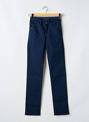 Jeans coupe slim stretch taille haute bleu SALSA femme