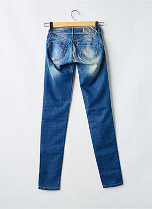 Jeans coupe slim stretch taille basse bleu SALSA femme