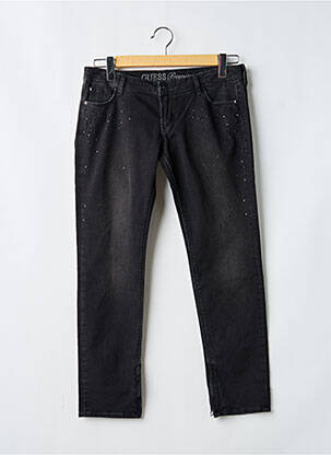 Jeans boyfriend stretch taille normale noir GUESS femme