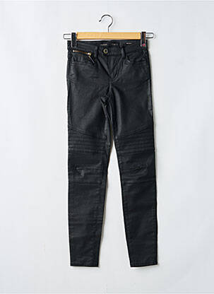 Jeans skinny stretch taille basse noir GUESS femme