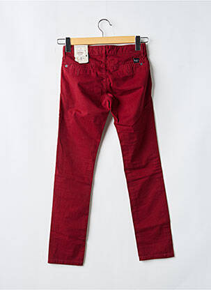 Pantalon chino stretch taille ajustable rouge PEPE JEANS garçon