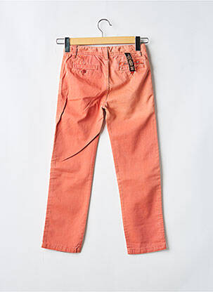 Pantalon chino délavé taille ajustable orange JAPAN RAGS garçon