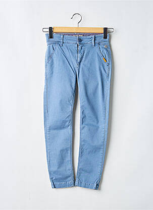 Pantalon chino délavé taille ajustable bleu JAPAN RAGS garcon