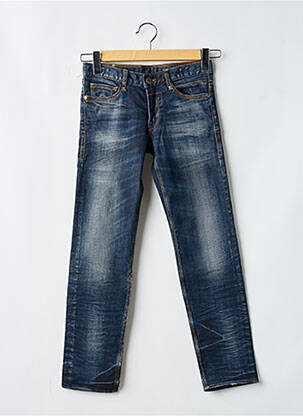 Jeans coupe slim stretch taille élastique bleu JAPAN RAGS garçon