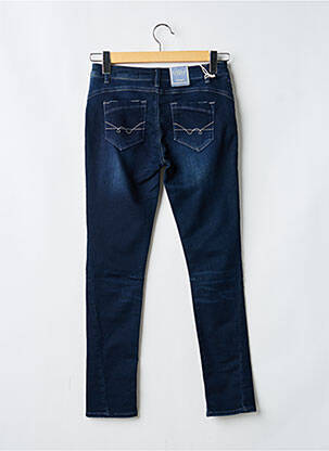 Jeans coupe slim stretch taille ajustable bleu KAPORAL fille