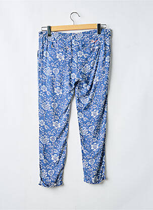Pantalon droit resserrée sur le bas taille élastique bleu PEPE JEANS fille
