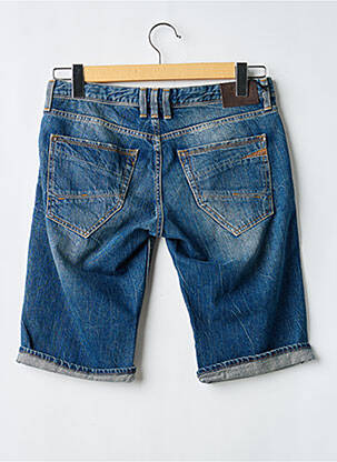 Bermuda tissage denim taille ajustable bleu JAPAN RAGS garçon