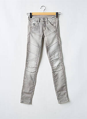 Jeans coupe slim gris G STAR femme