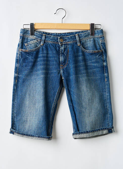Bermuda tissage denim taille ajustable bleu JAPAN RAGS garcon