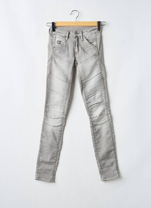 Jeans coupe slim gris G STAR femme