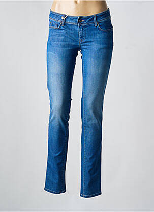 Jeans coupe slim stretch taille basse bleu SALSA femme