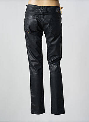 Pantalon slim tissage enduit taille normale noir SALSA femme