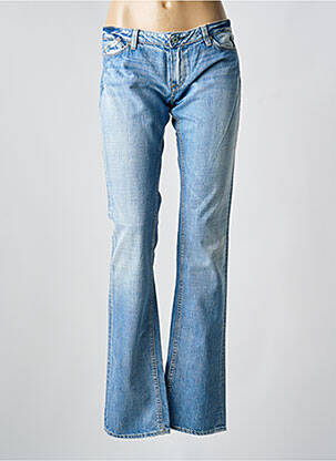 Jeans bootcut stretch taille basse bleu LE TEMPS DES CERISES femme
