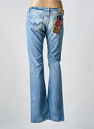 Jeans bootcut stretch taille basse bleu LE TEMPS DES CERISES femme
