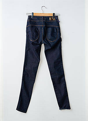 Jeans skinny tissage brut taille haute bleu SALSA femme