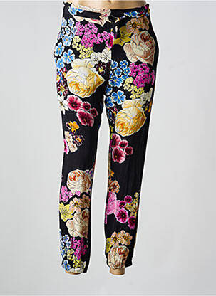Pantalon slim noir DESIGUAL femme