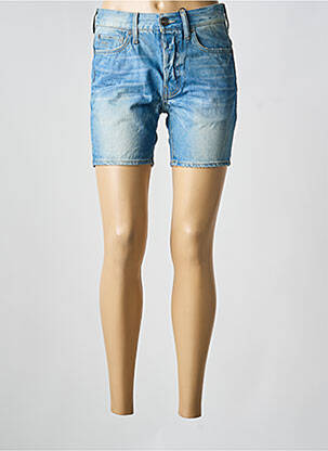 Short bleu G STAR femme