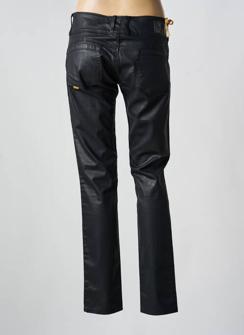 Pantalon slim tissage enduit taille normale noir SALSA femme