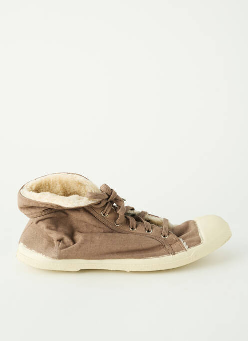 Baskets marron BENSIMON homme