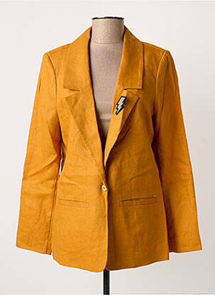 Blazer poches jaune I.CODE (By IKKS) femme