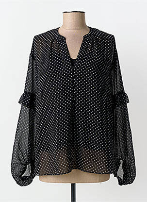 Blouse manches longues manches longues noir ONE STEP femme