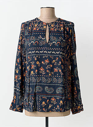 Blouse bleu LA FEE MARABOUTEE femme