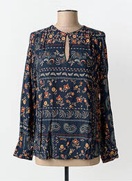 Blouse bleu LA FEE MARABOUTEE femme