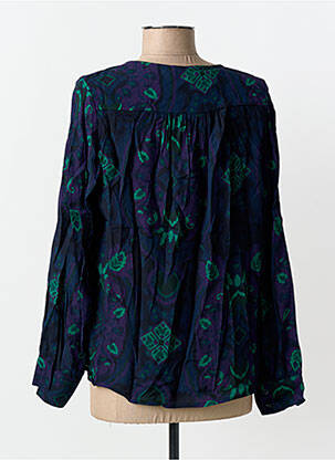 Blouse bleu LA FEE MARABOUTEE femme